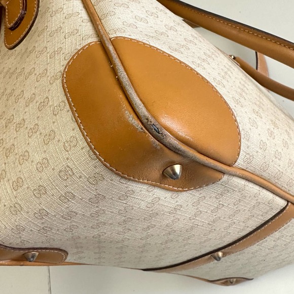 Gucci Cream and Tan Shoulder Bag - Picture 15 of 16